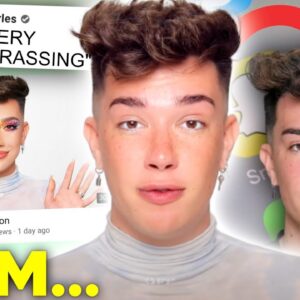 James Charles RETURNS with makeup tutorial... (yikes)