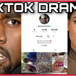 Kim Kardashian Kanye West North West TikTok DRAMA!