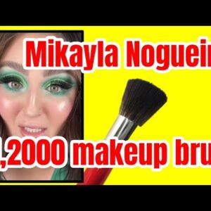 Mikayla Nogueira $1,200 makeup brushes